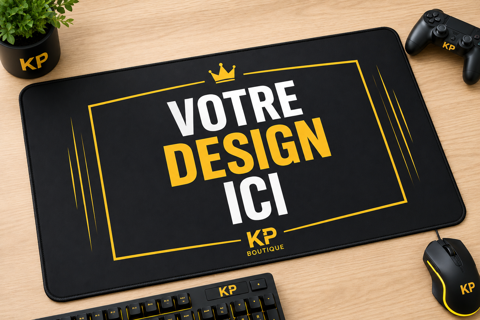 Tapis gaming personnalisable