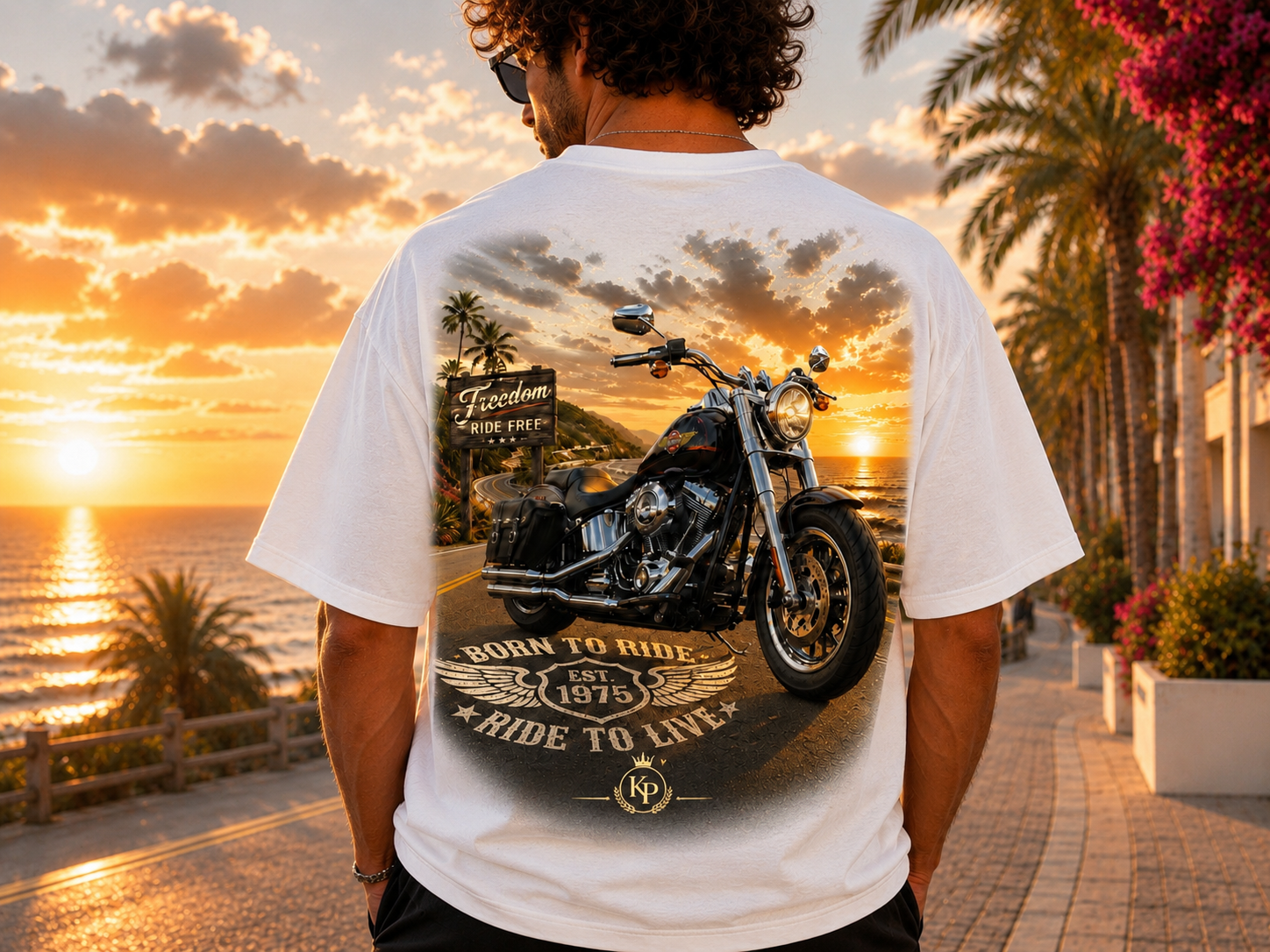 🏍️ Tee-shirt Moto Freedom KP 🏍️