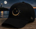 Casquette Lune Étoilée KP – Noir & Or