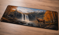 Tapis de Bureau Cerf Majestueux – 80 x 30 cm