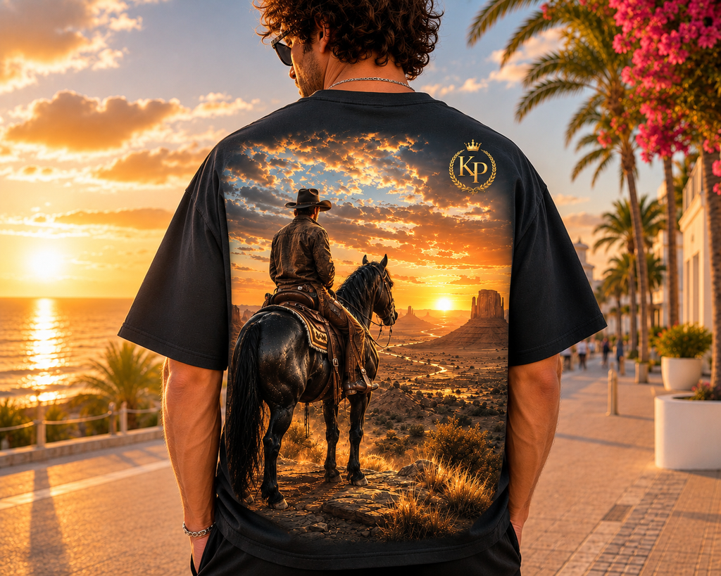 🤠 Tee-shirt Cowboy du Soleil Couchant 🤠