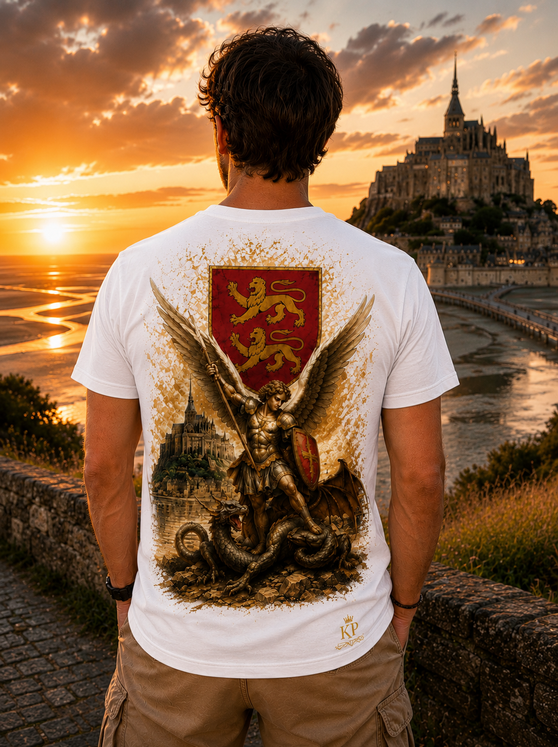 Saint Michel - Ange Protecteur | Tee-shirt Premium