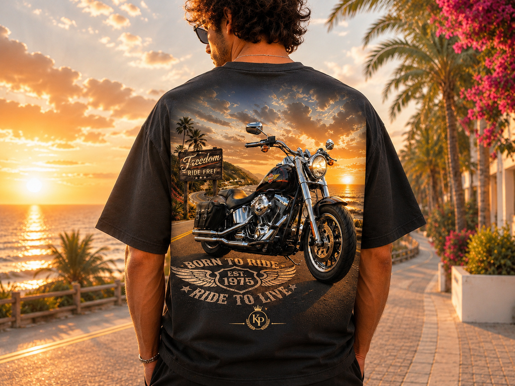 🏍️ Tee-shirt Moto Freedom KP 🏍️