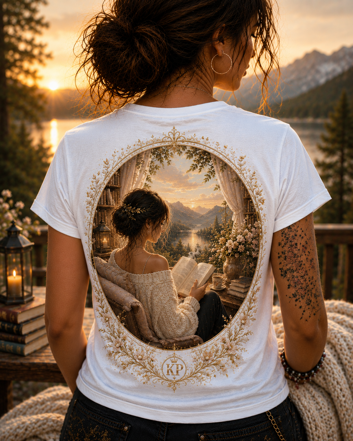 Tee-shirt Passion Lecture Femme – Édition KP Boutique