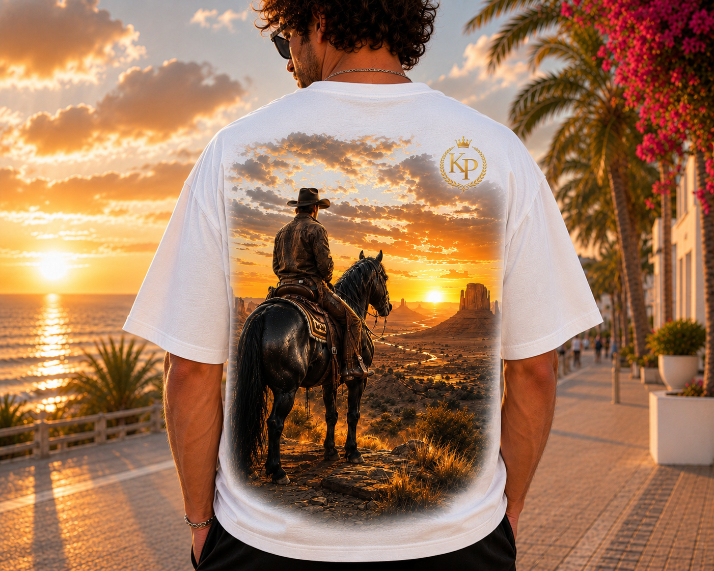 🤠 Tee-shirt Cowboy du Soleil Couchant 🤠