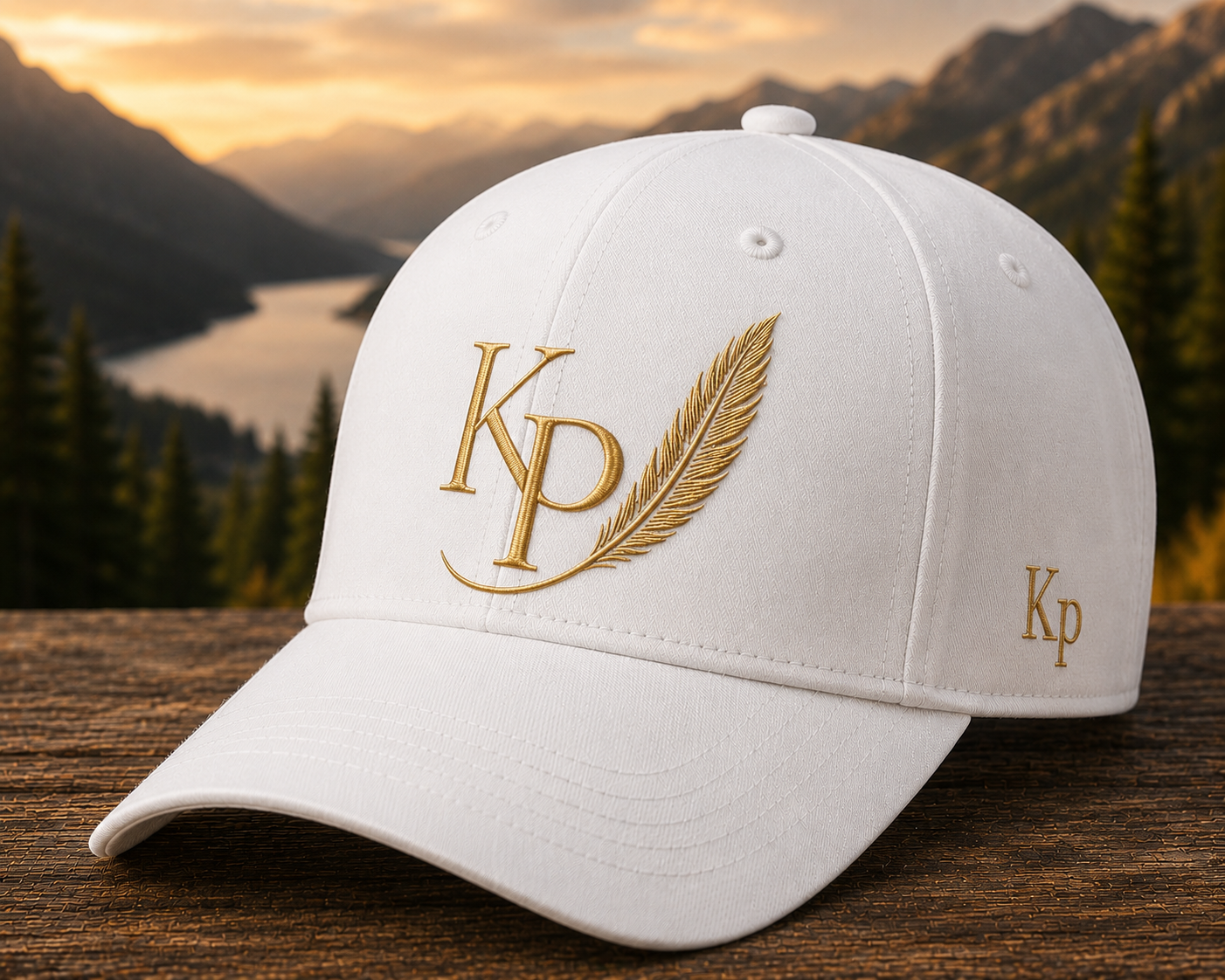 Casquette Signature KP – Plume Dorée