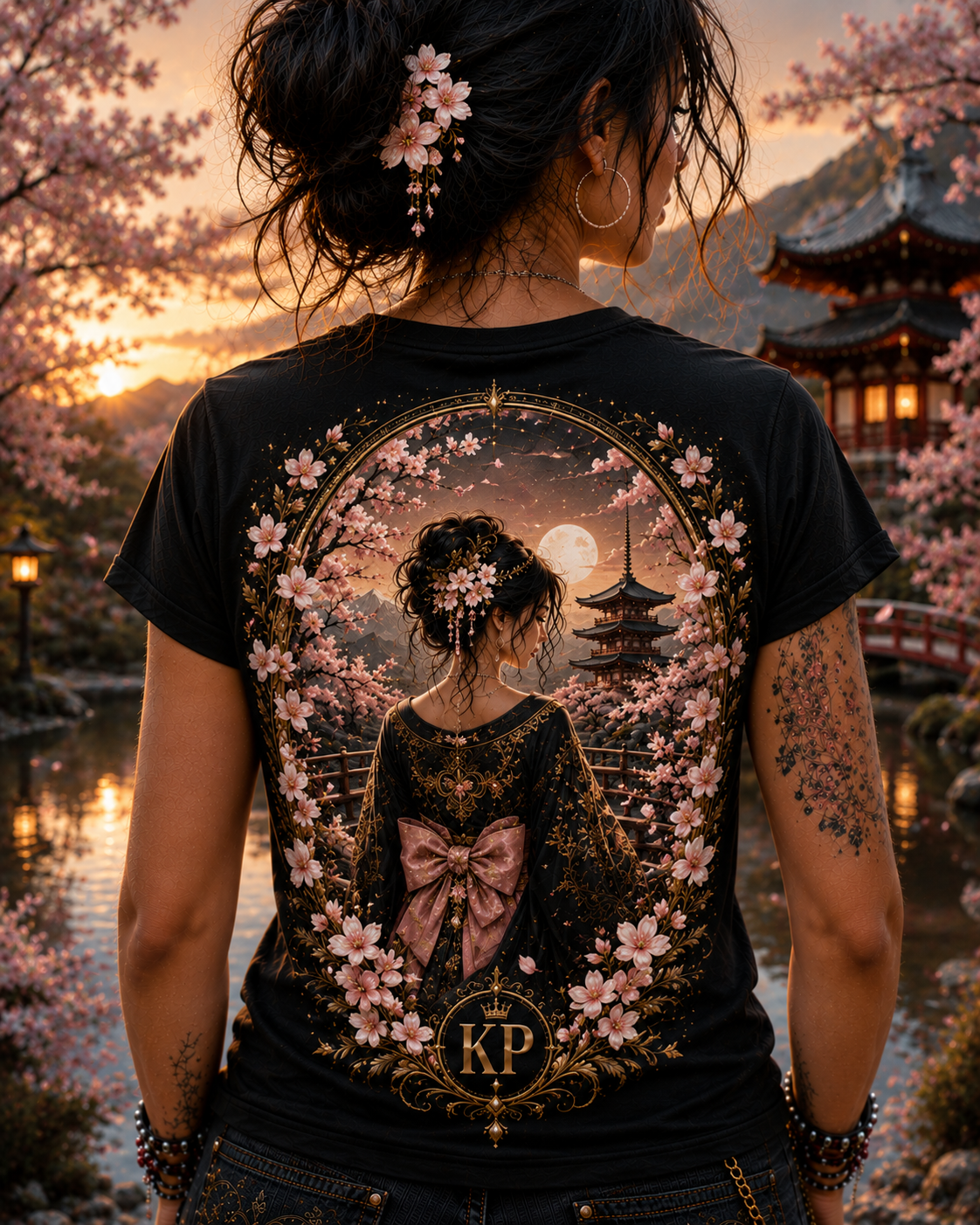 Tee-shirt Princesse Sakura Femme – Édition KP Boutique