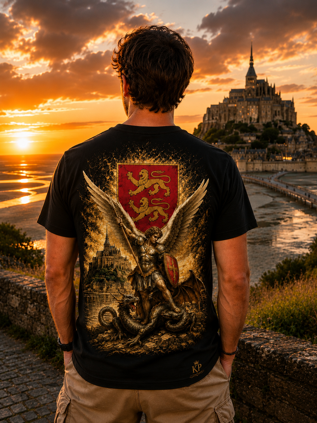 Saint Michel - Ange Protecteur | Tee-shirt Premium